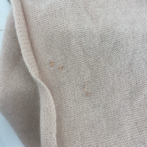 Cashmere Pink Grey Scarf Soft Cozy - Picture 6 of 9